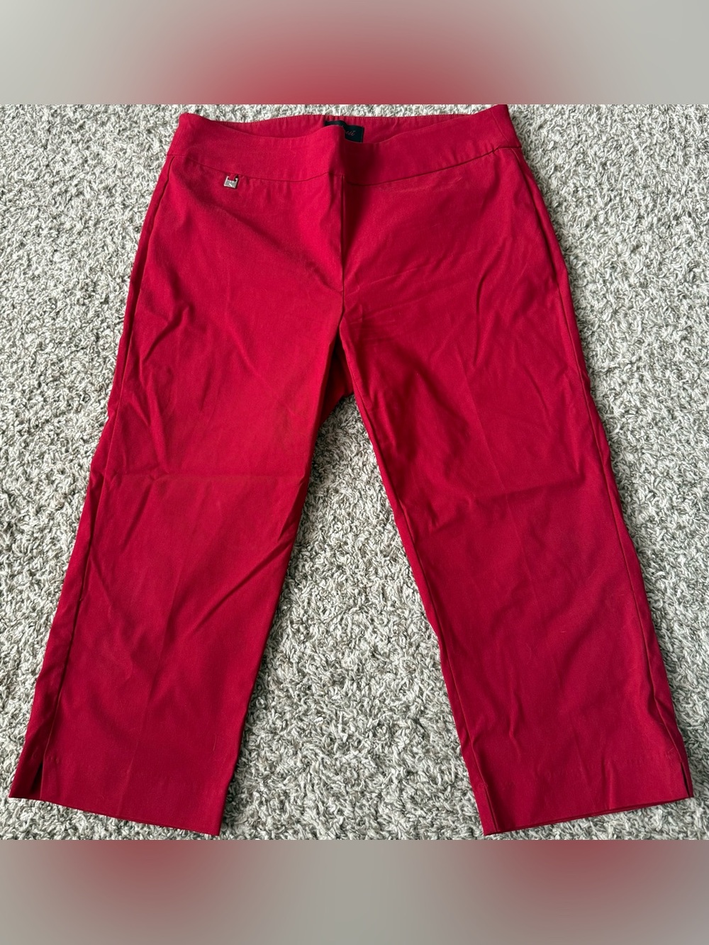 Rekucci Red Cropped Dress Pants